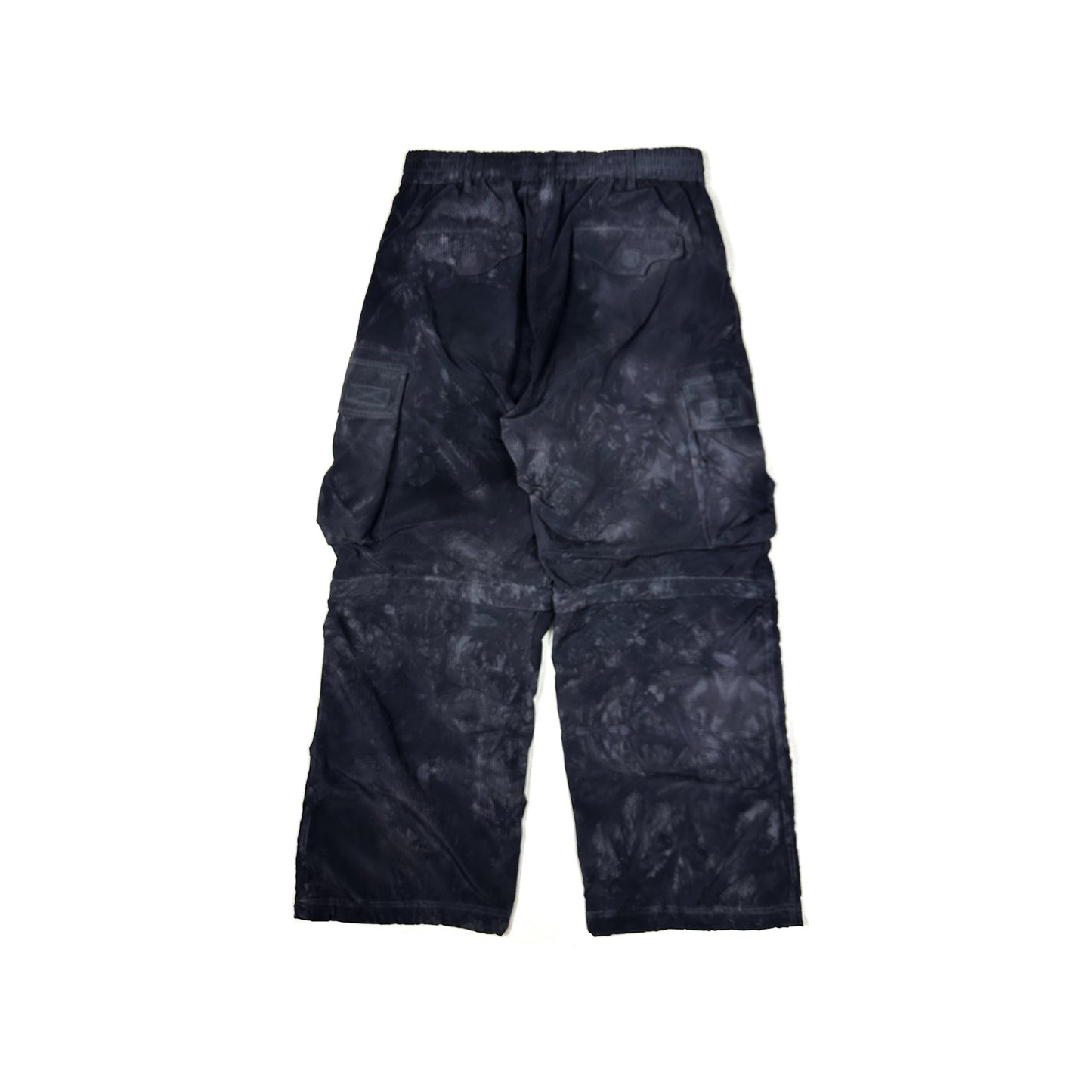 FACCIES -【GARMENT DYE MESH CARGO PANTS(BLACK)】ファッチーズ ガーメントダイ メッシュ カーゴ パンツ ブラック