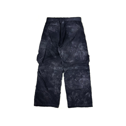 FACCIES -【GARMENT DYE MESH CARGO PANTS(BLACK)】ファッチーズ ガーメントダイ メッシュ カーゴ パンツ ブラック