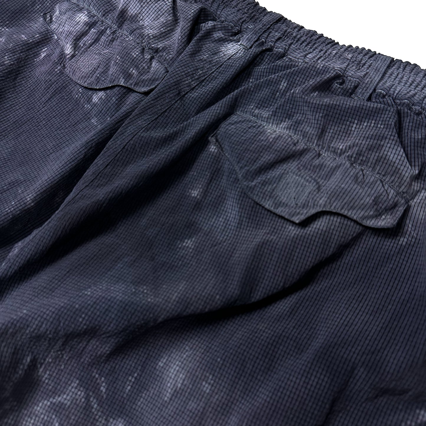 FACCIES -【GARMENT DYE MESH CARGO PANTS(BLACK)】ファッチーズ ガーメントダイ メッシュ カーゴ パンツ ブラック