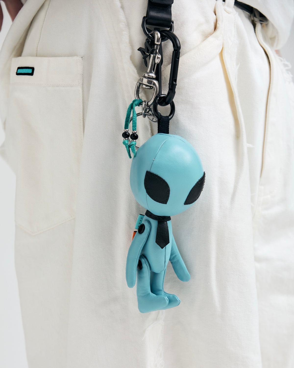 【 数量限定受注 】MUZE® × MSI -【ALIEN LEATHER PLUSHIE(TURQUOISE)】ミューズ メゾンシュンイシザワ エイリアン レザー プラッシー ターコイズ