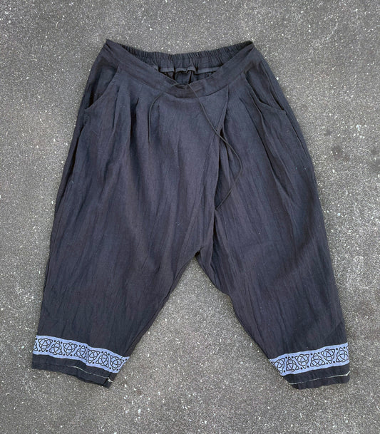 受注 / GARA -【CELTICA LINEN TROUSERS(BLACK)(BEIGE)】