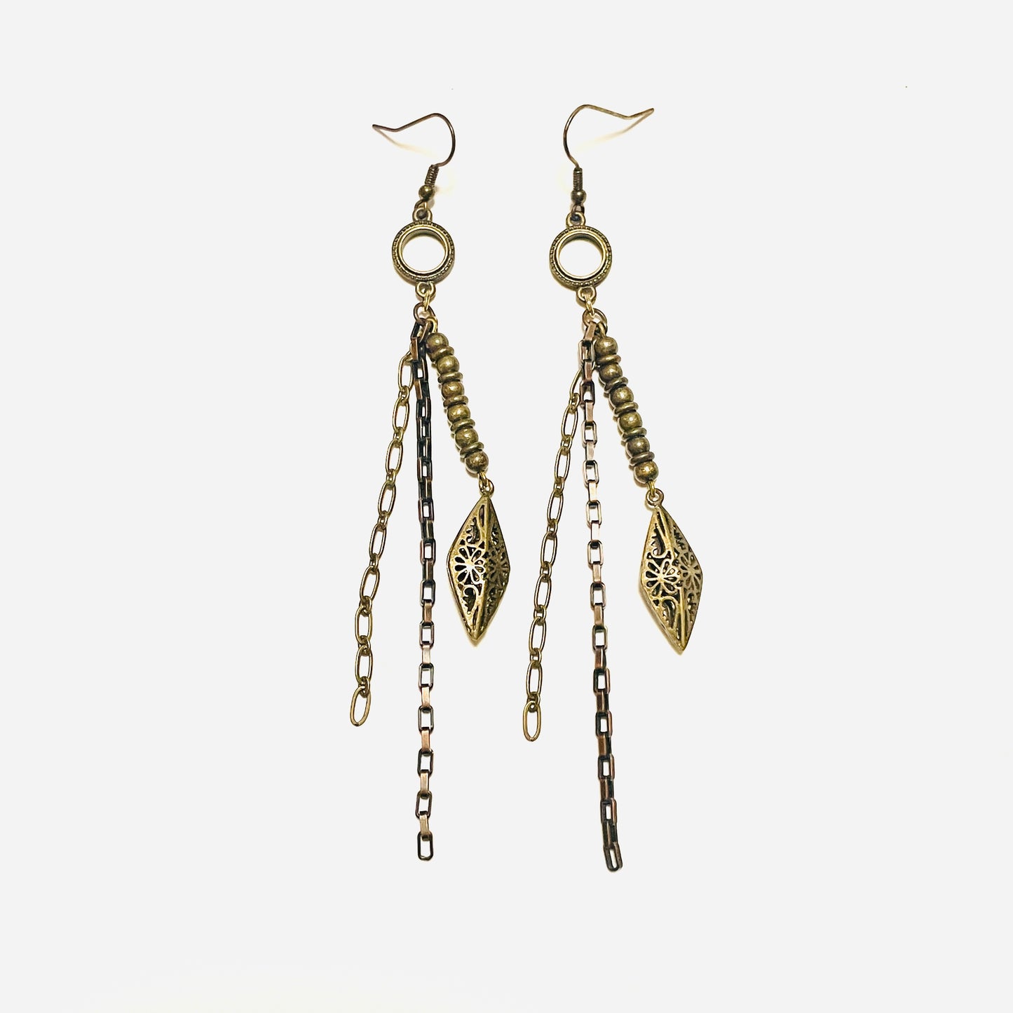 受注 / GARA -【MULTIPLE PIERCE / EARRINGS (BLACK)(SILVER)(GOLD)】