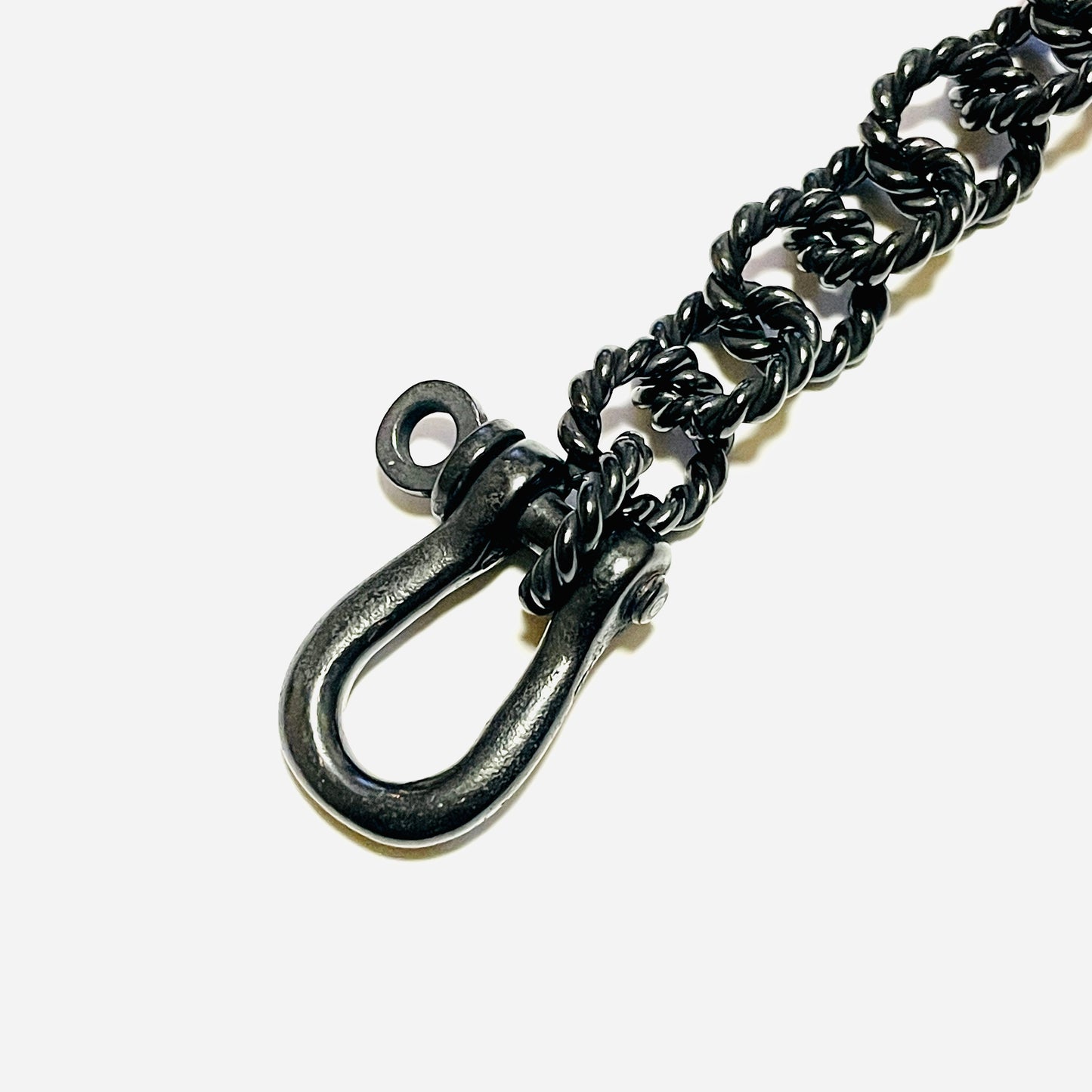 受注 / GARA -【PROTEST BRACELET(BLACK)(SILVER)】