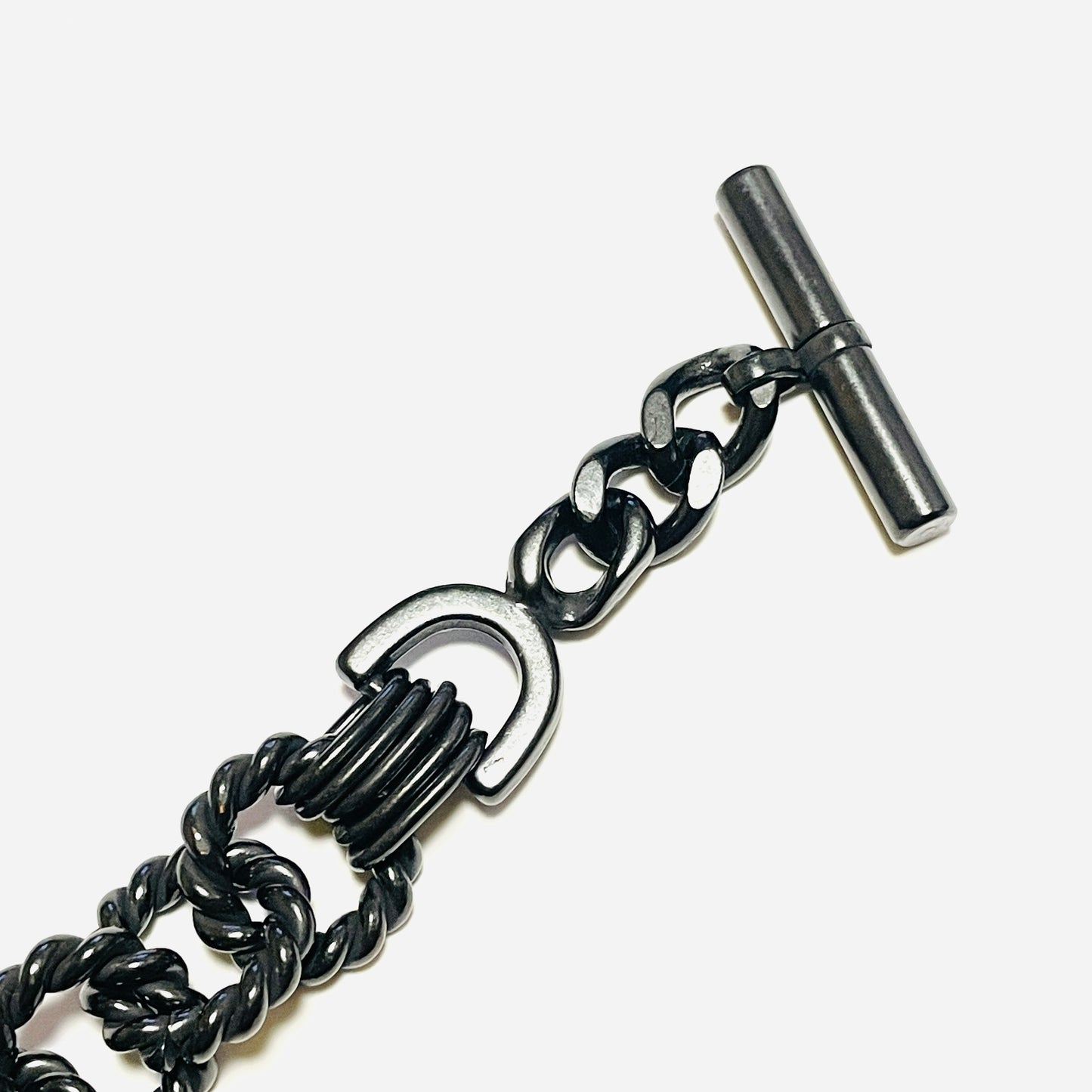 受注 / GARA -【PROTEST BRACELET(BLACK)(SILVER)】