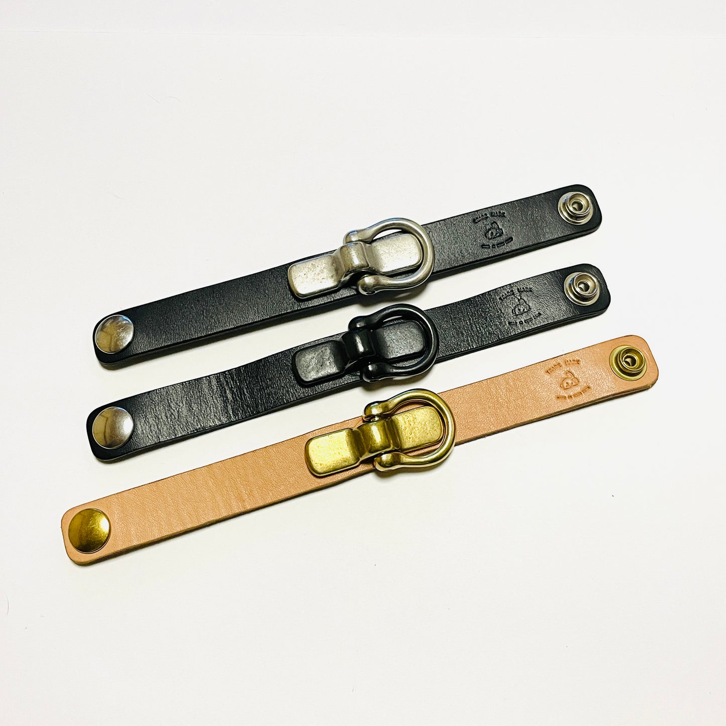 受注 / GARA -【SHACKALE BRACELET (BLACK×BLACK)(BLACK×SILVER)(NATURAL×GOLD)】