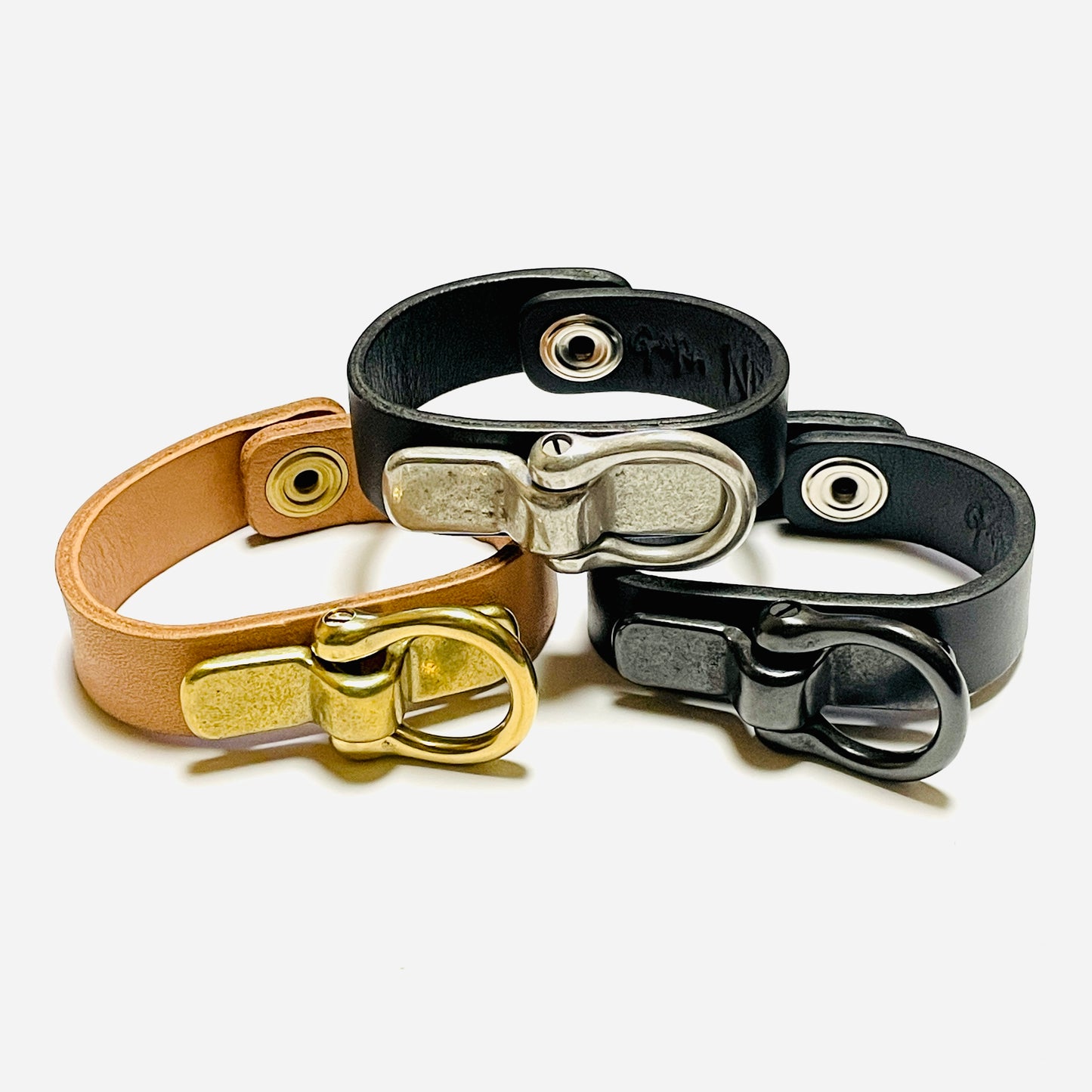 受注 / GARA -【SHACKALE BRACELET (BLACK×BLACK)(BLACK×SILVER)(NATURAL×GOLD)】