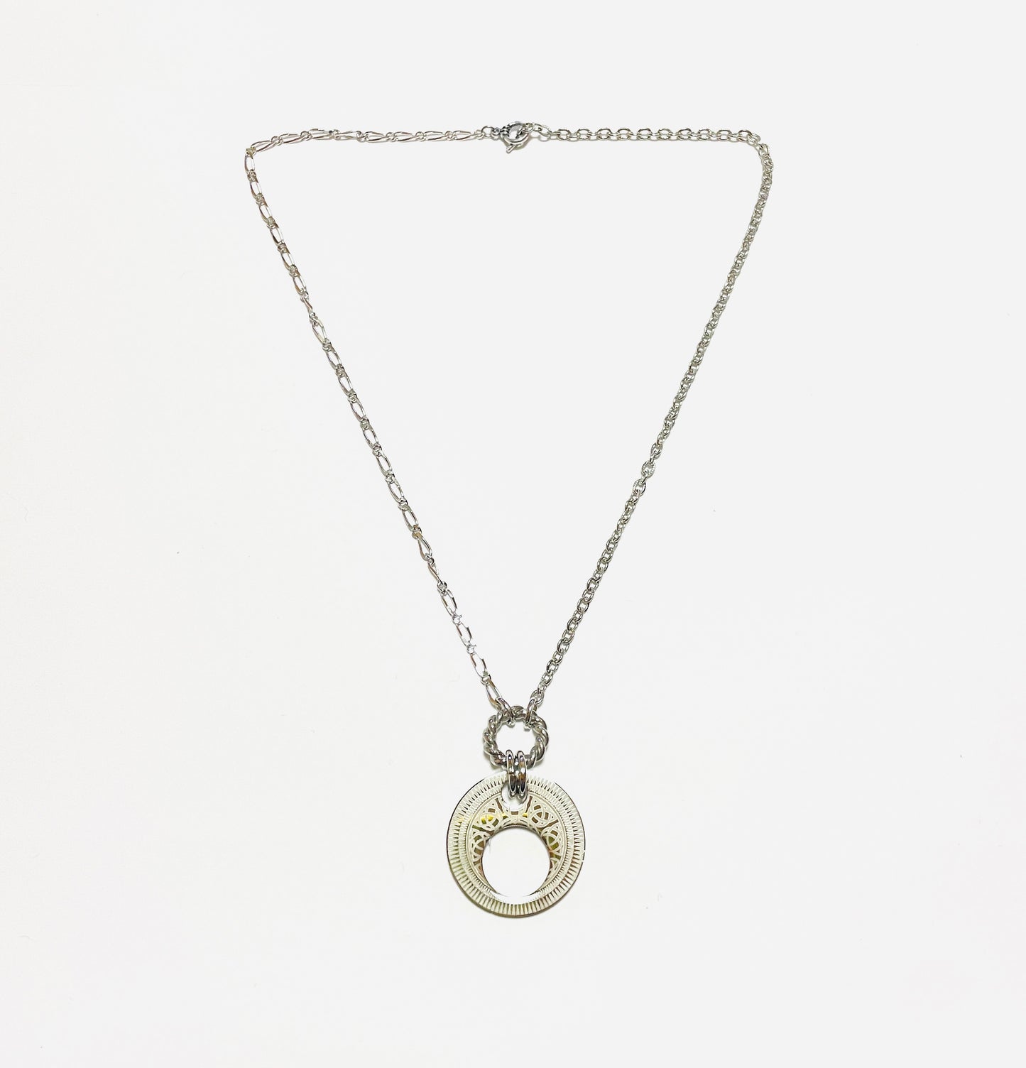 受注 / GARA -【TWIST HOOKER NECKLACE (SILVER)】