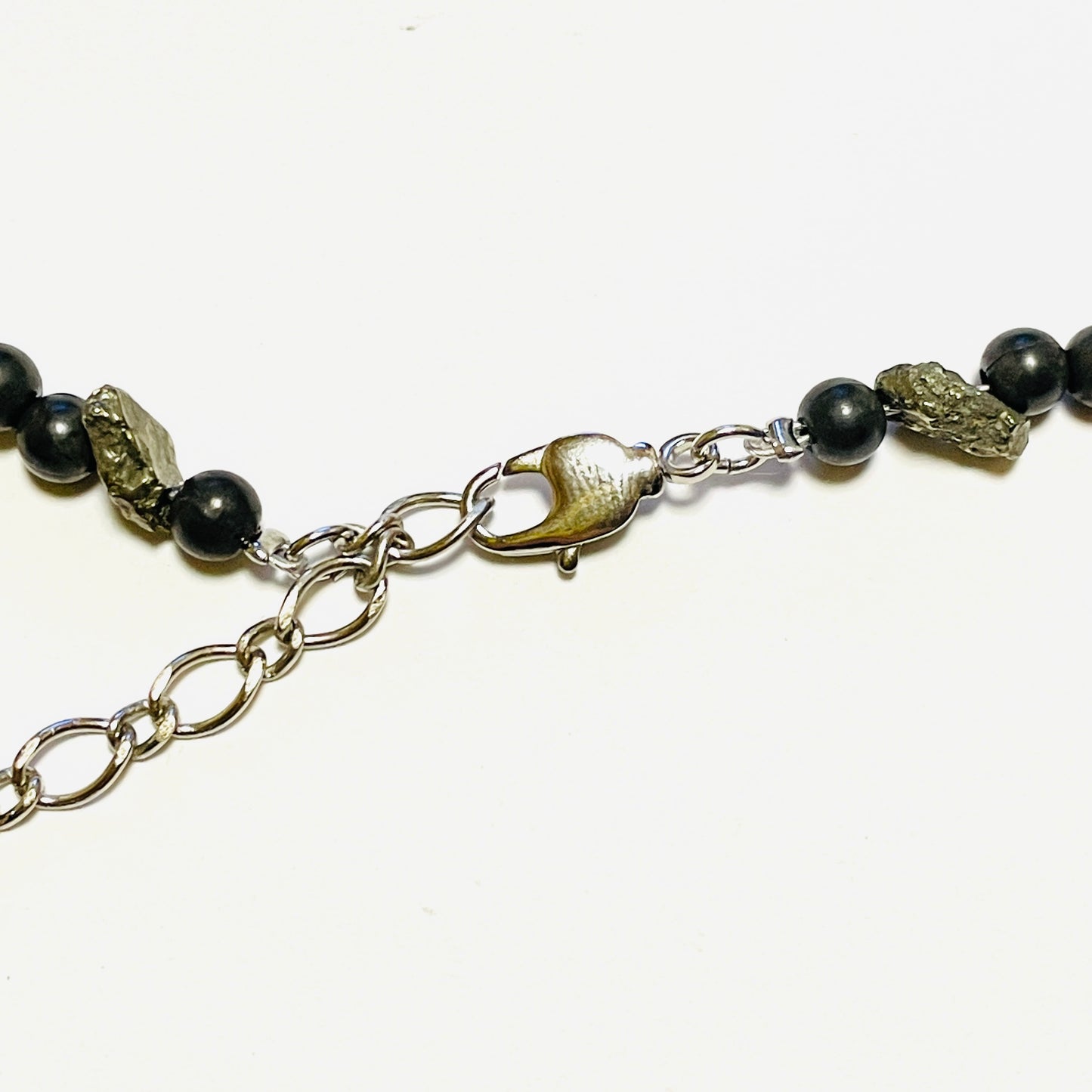 受注 / GARA -【DARK STONE NECKLACE (BLACK)(SILVER)】