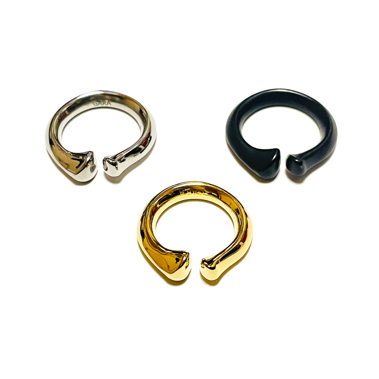 受注 / GARA -【CRUSADE BONE RING CHOKER(BLACK)(SILVER)(GOLD)】