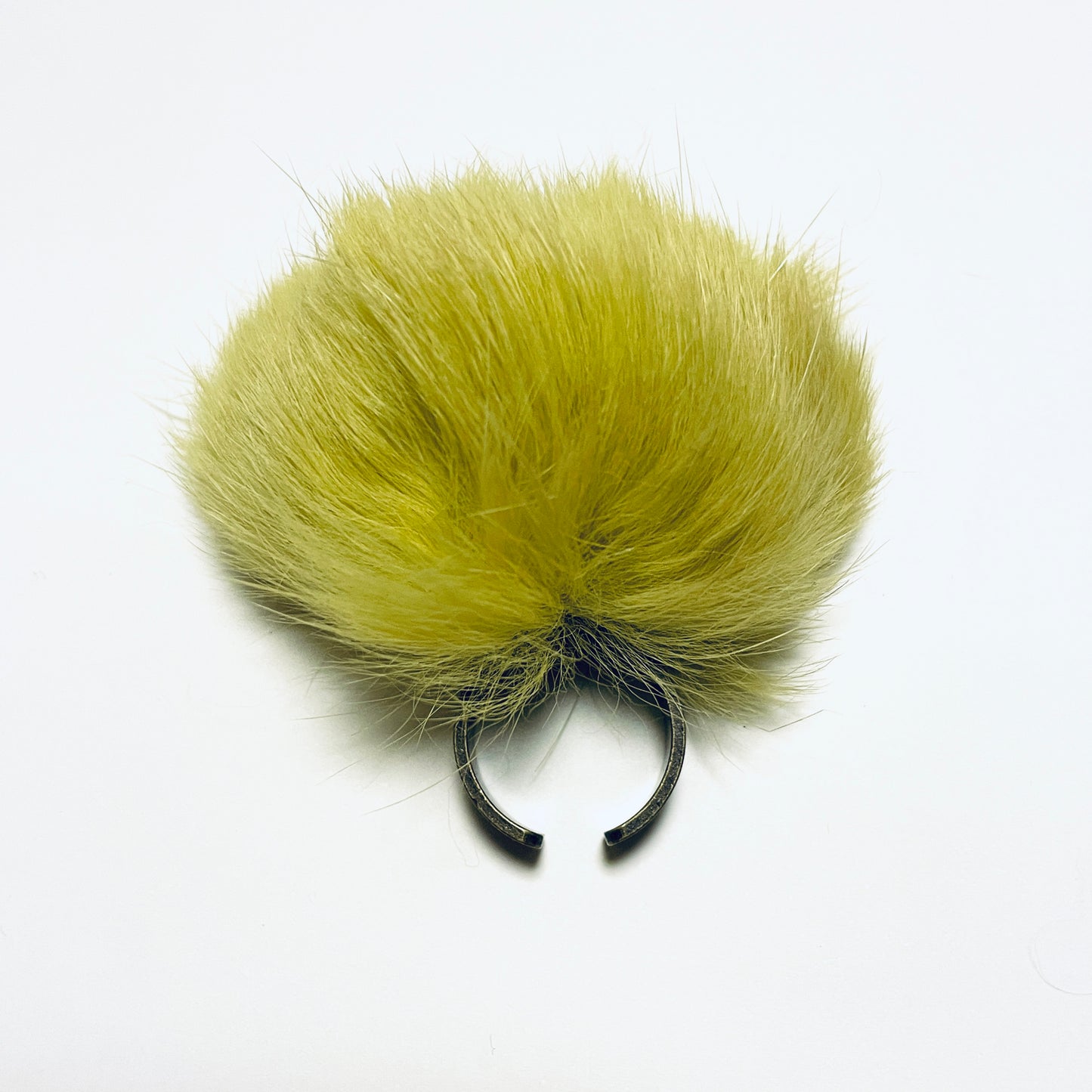 受注 / GARA -【FUR RING (BLACK)(PINK)(BLUE)(YELLOW)(BROWN)(SAX)】