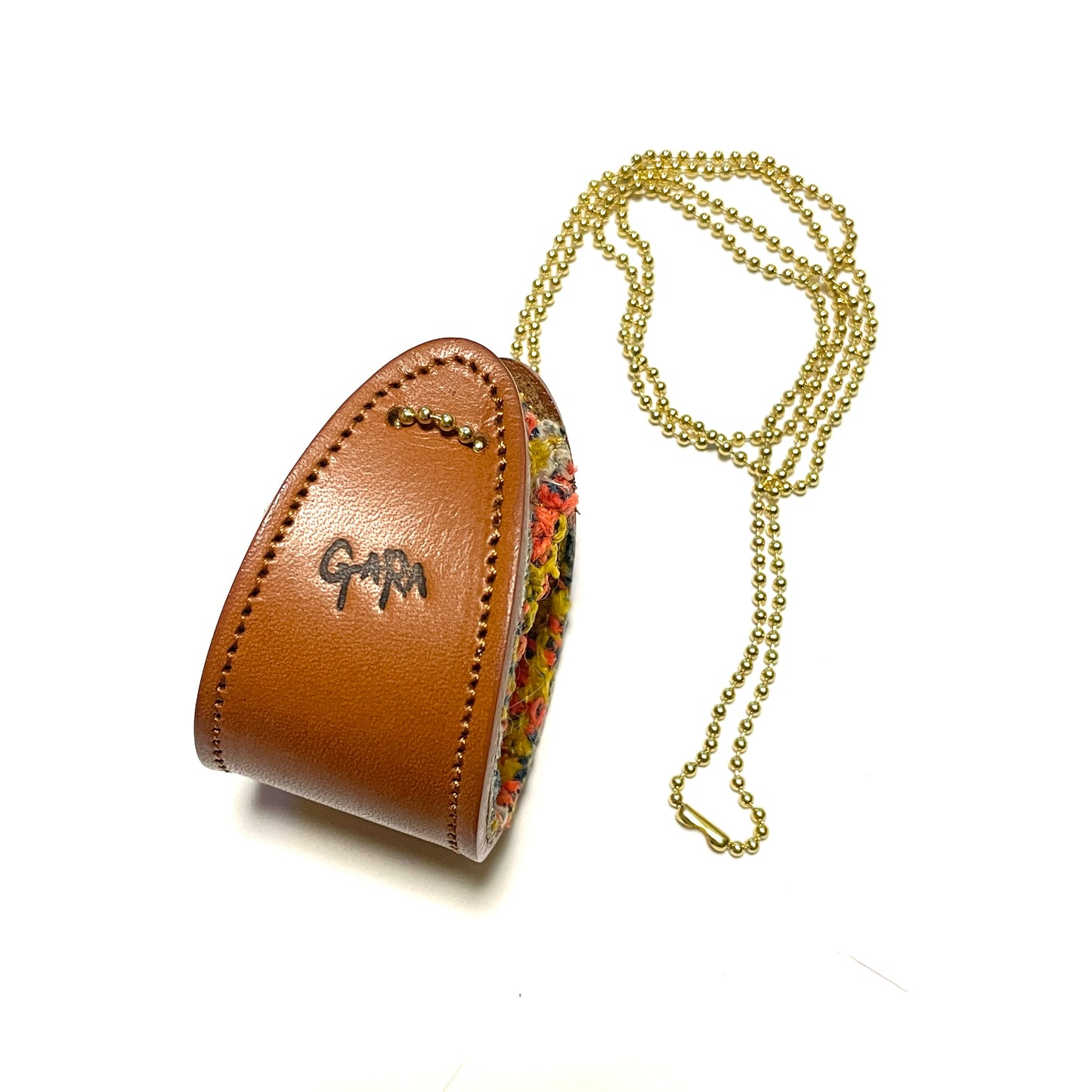 受注 / GARA -【POUCH NECKLACE(RED)(BEIGE)(BLUE)】