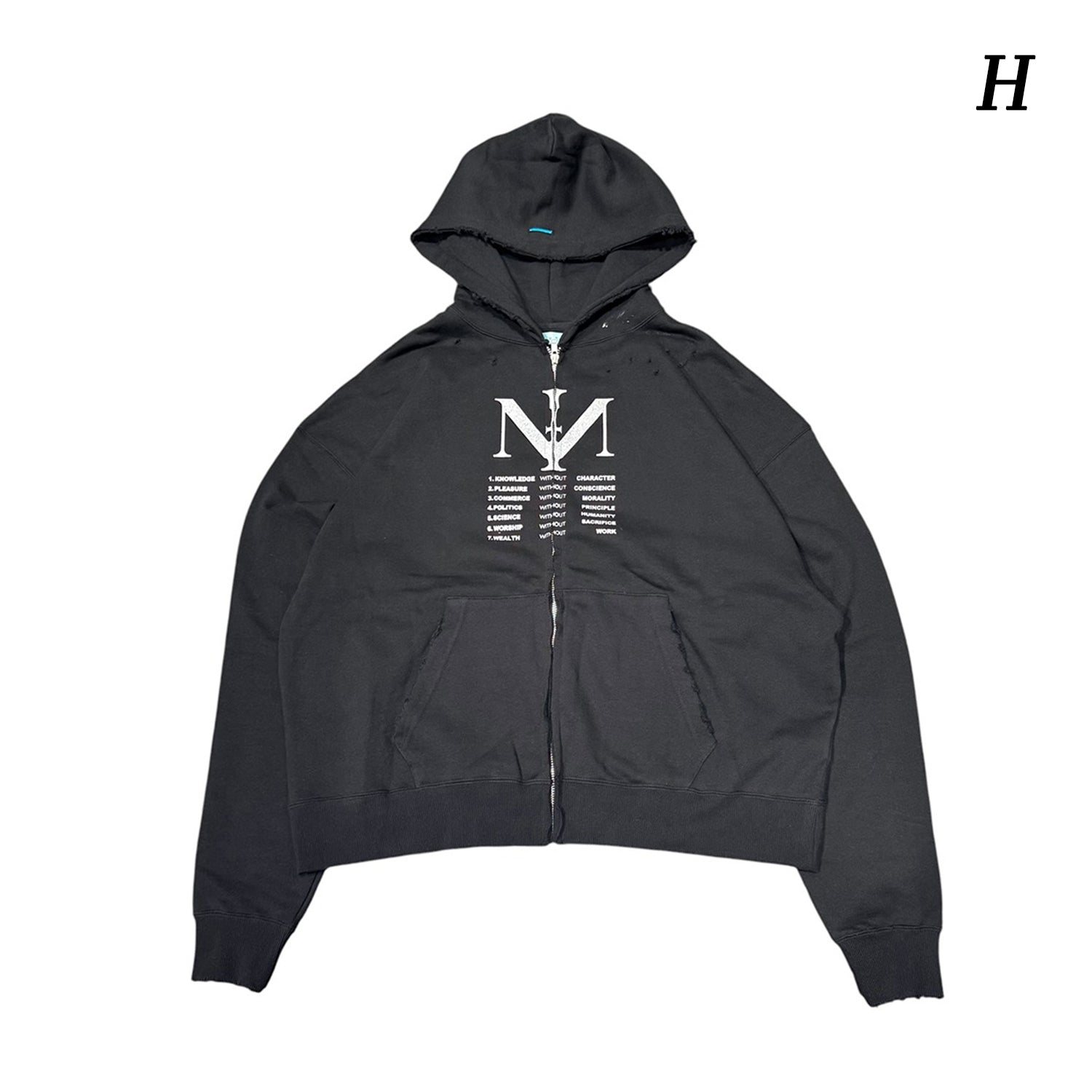 MUZE®︎ -【× MINUS Point Zero part.3 GRAPHIC ZIP HOODIE】ミューズ
