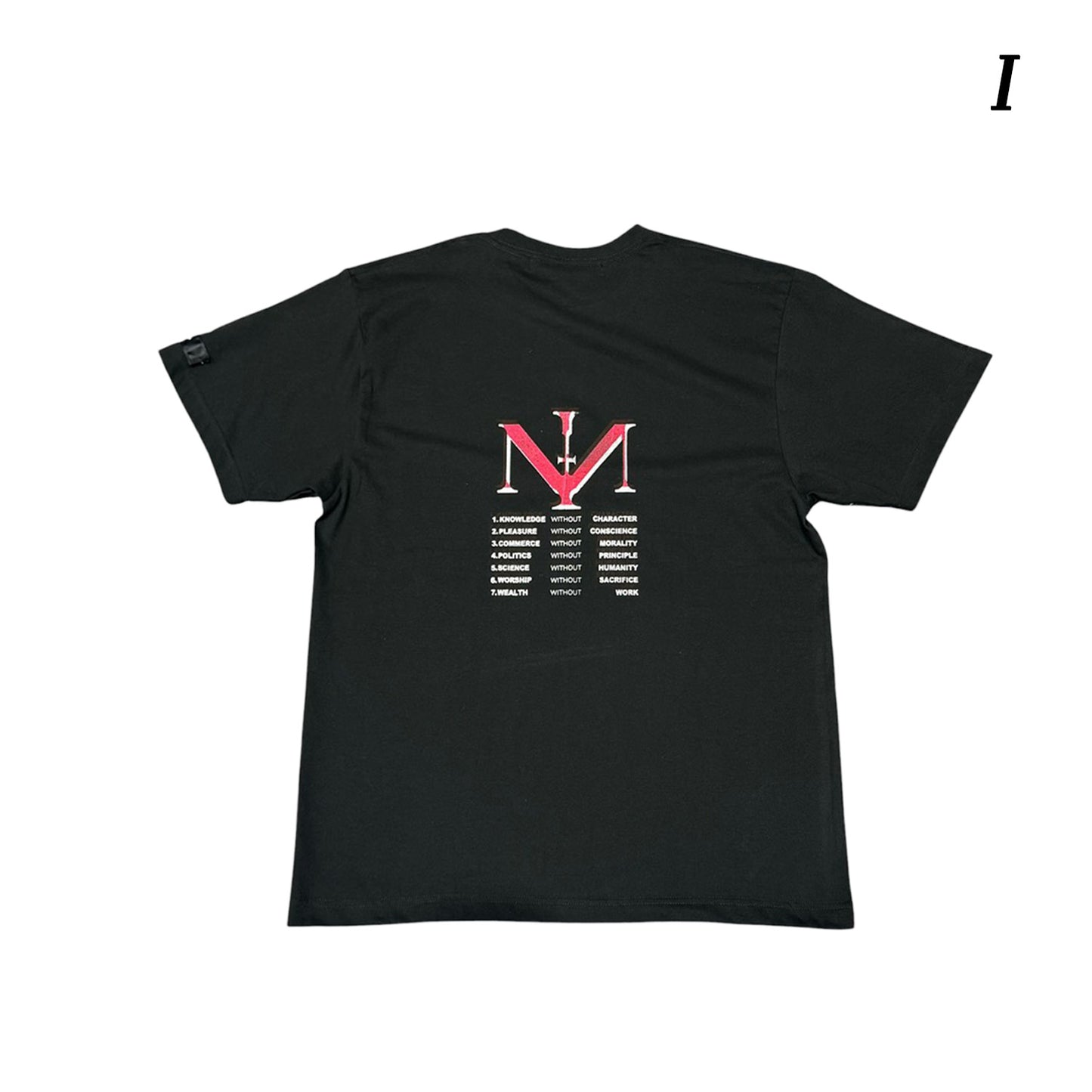 MUZE®︎ -【× MINUS Point Zero part.3 GRAPHIC T-SH】ミューズ マイナス ポイントゼロ パート3 グラフィック Tシャツ ピグメント ブラック