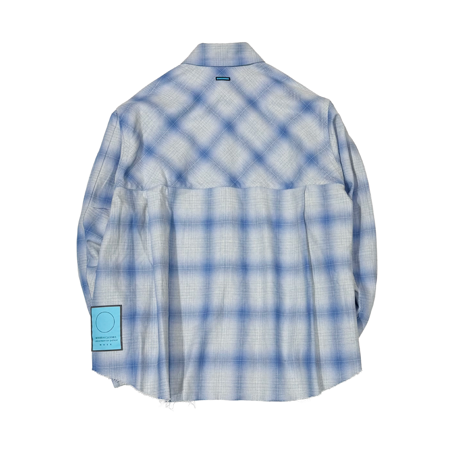 MUZE TURQUOISE LABEL - 【INDIGO TWILL CHECK SHIRT(BLUE)】ミューズ インディゴ ツイル チェック シャツ ブルー