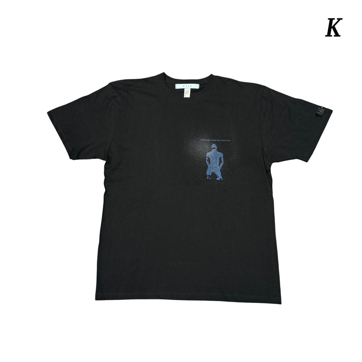 MUZE®︎ -【× MINUS Point Zero part.3 GRAPHIC T-SH】ミューズ マイナス ポイントゼロ パート3 グラフィック Tシャツ ピグメント ブラック