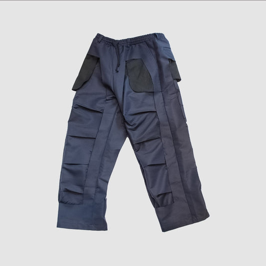 MUZE TURQUOISE LABEL - SOLARO 3D TROUSERS(NAVY)ミューズ 2023年春夏 ソラーロ トラウザー ネイビー