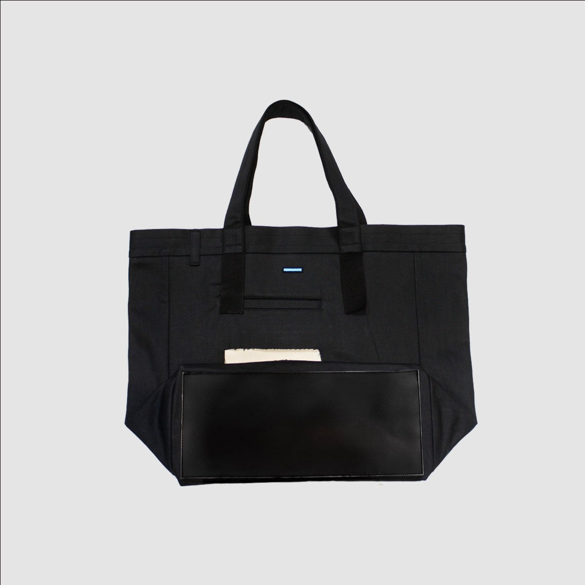 MUZE TURQUOISE LABEL - 3D DENIM TOTE BAG(BLACK) ミューズ 2023年春夏 3D デニム トート ブラック