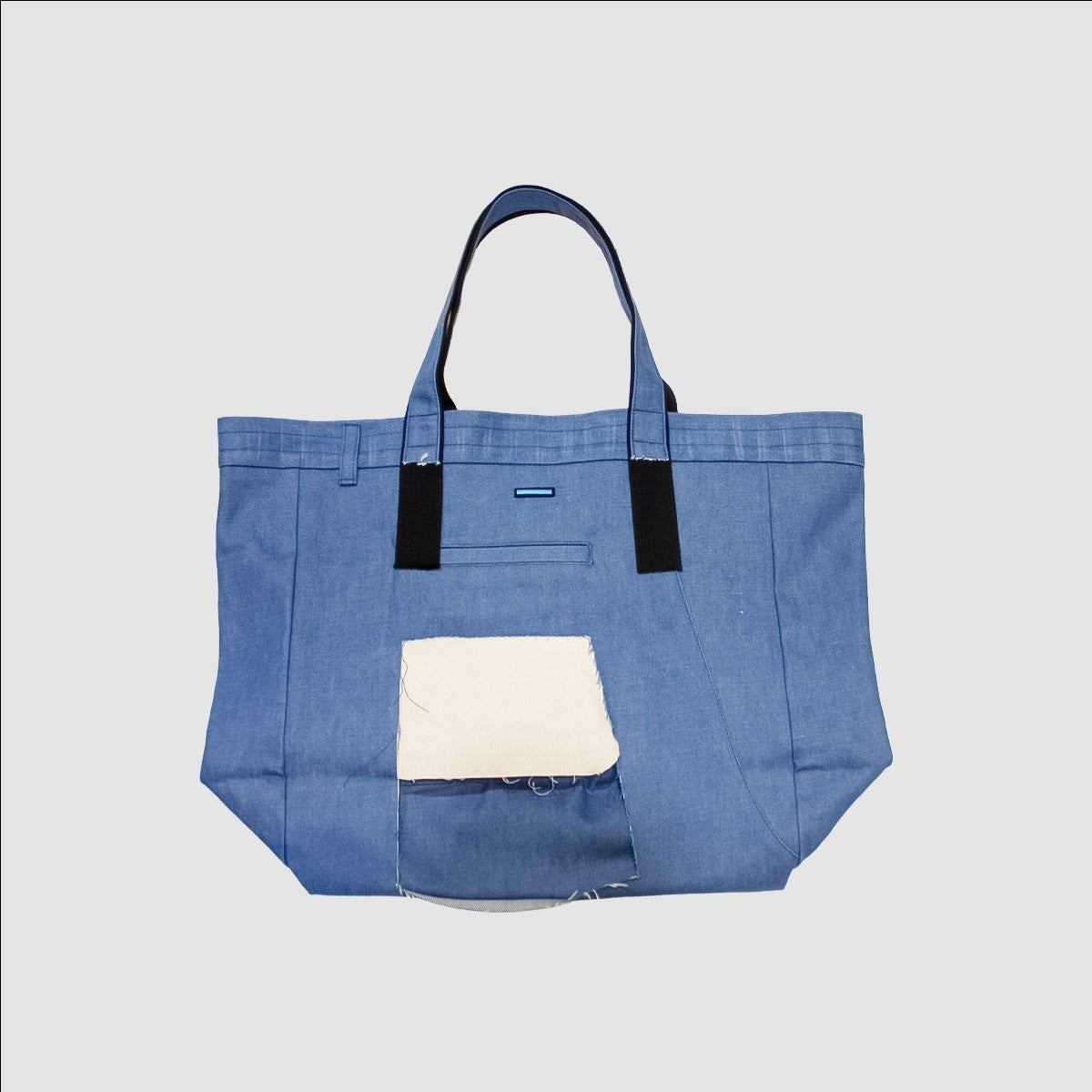 MUZE TURQUOISE LABEL - 3D DENIM TOTE BAG(BLUE) ミューズ 2023年春夏 3D デニム トート ブルー