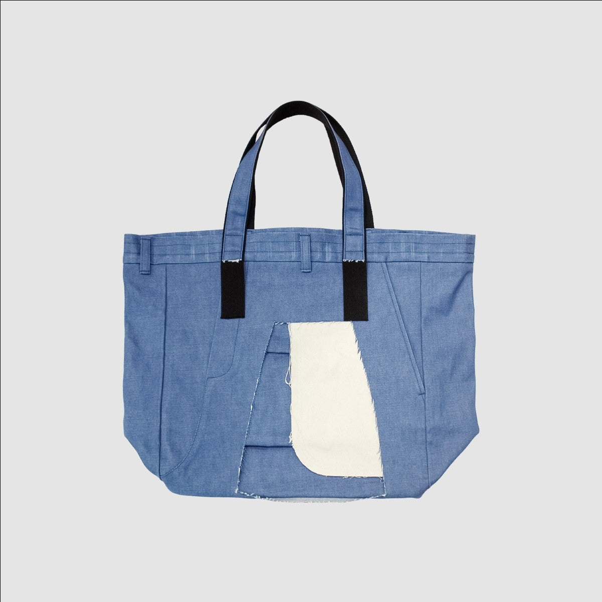 MUZE TURQUOISE LABEL - 3D DENIM TOTE BAG(BLUE) ミューズ 2023年春夏 3D デニム トート ブルー