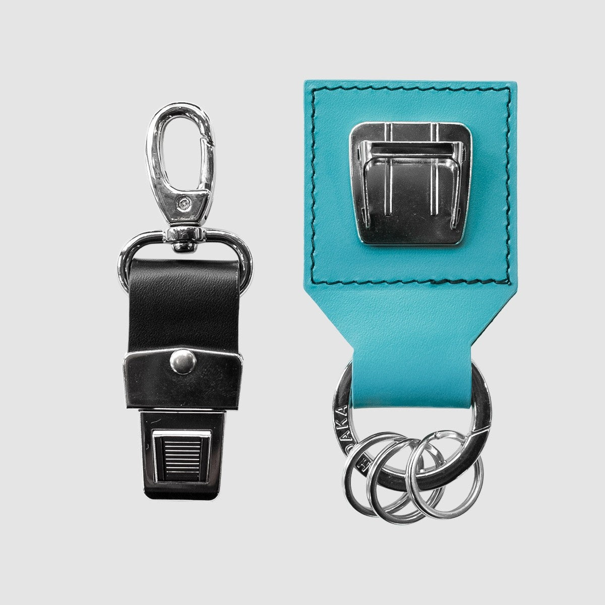 MUZE TURQUOISE LABEL - ×HIDAKA SLIDE LOCK KEY RING(TURQUOISE×BLACK)ミュー ...