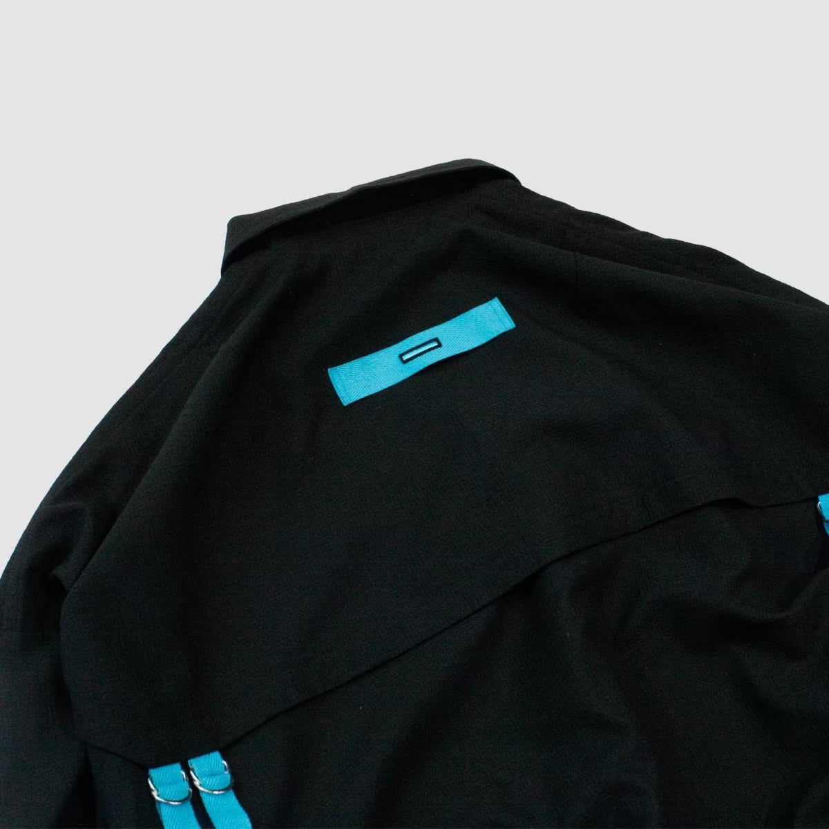 MUZE TURQUOISE LABEL - OVERSIZED BELTED BLOUSON(BLACK)ミューズ 