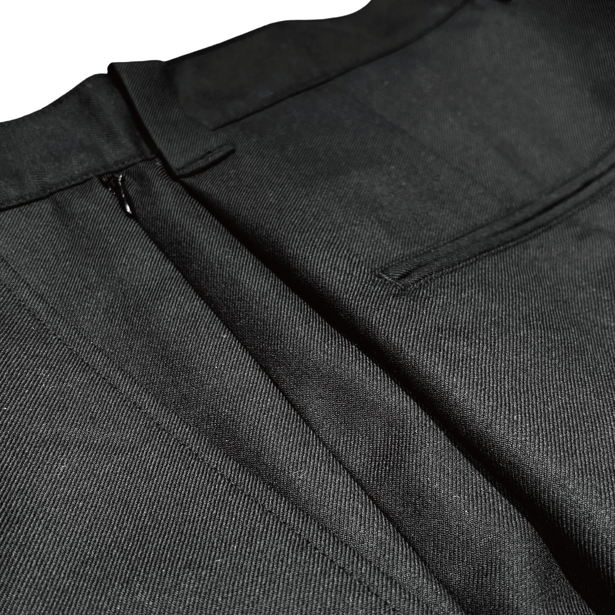 予約商品】MUZE TURQUOISE LABEL - MUZE® PEACE WIDE SLACKS(BLACK