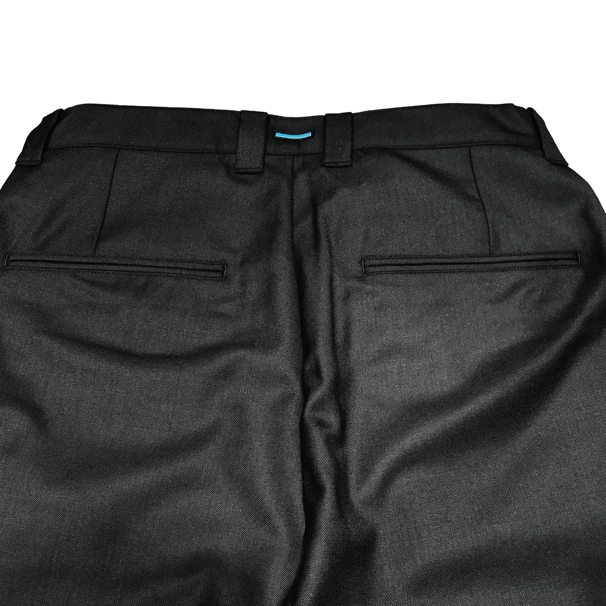 peace MUZE TURQUOISE LABEL - MUZE® PEACE WIDE SLACKS(BLACK)ミューズ