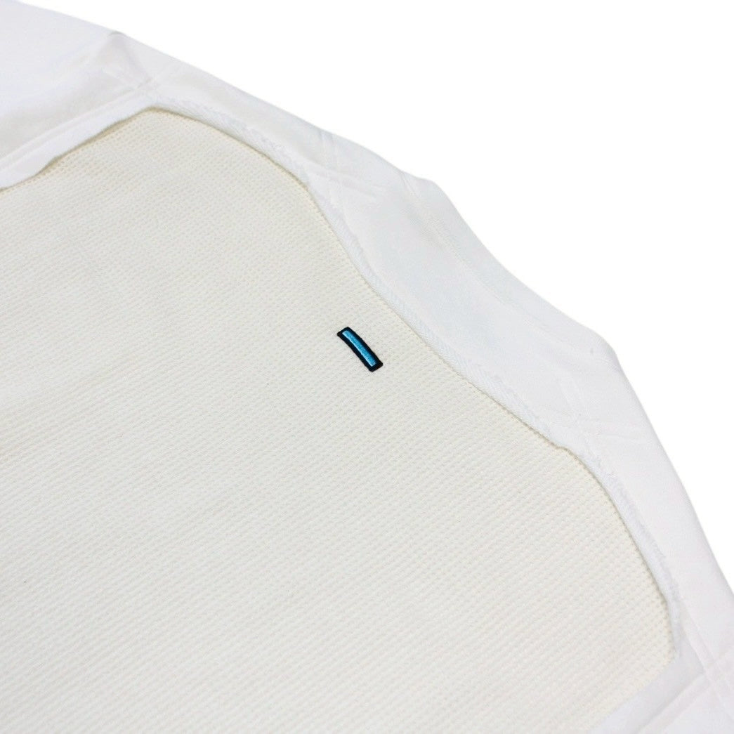 MUZE TURQUOISE LABEL -【MESH DOCKING SWEAT PO(WHITE)】ミューズ メッシュドッキング スウェット プルオーバー ホワイト