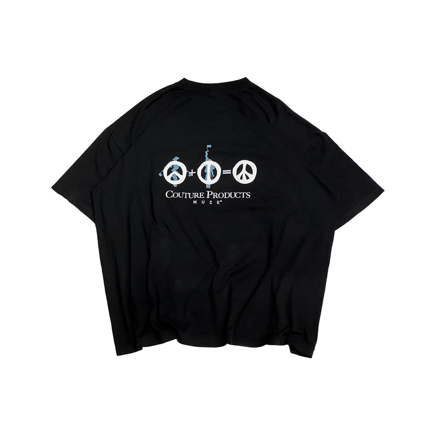 MUZE BLACK LABEL -【MUZE PEACE GARMENT DYE T-SHIRT(BLACK)】ミューズ ピース ガーメン –  MUZE TOKYO