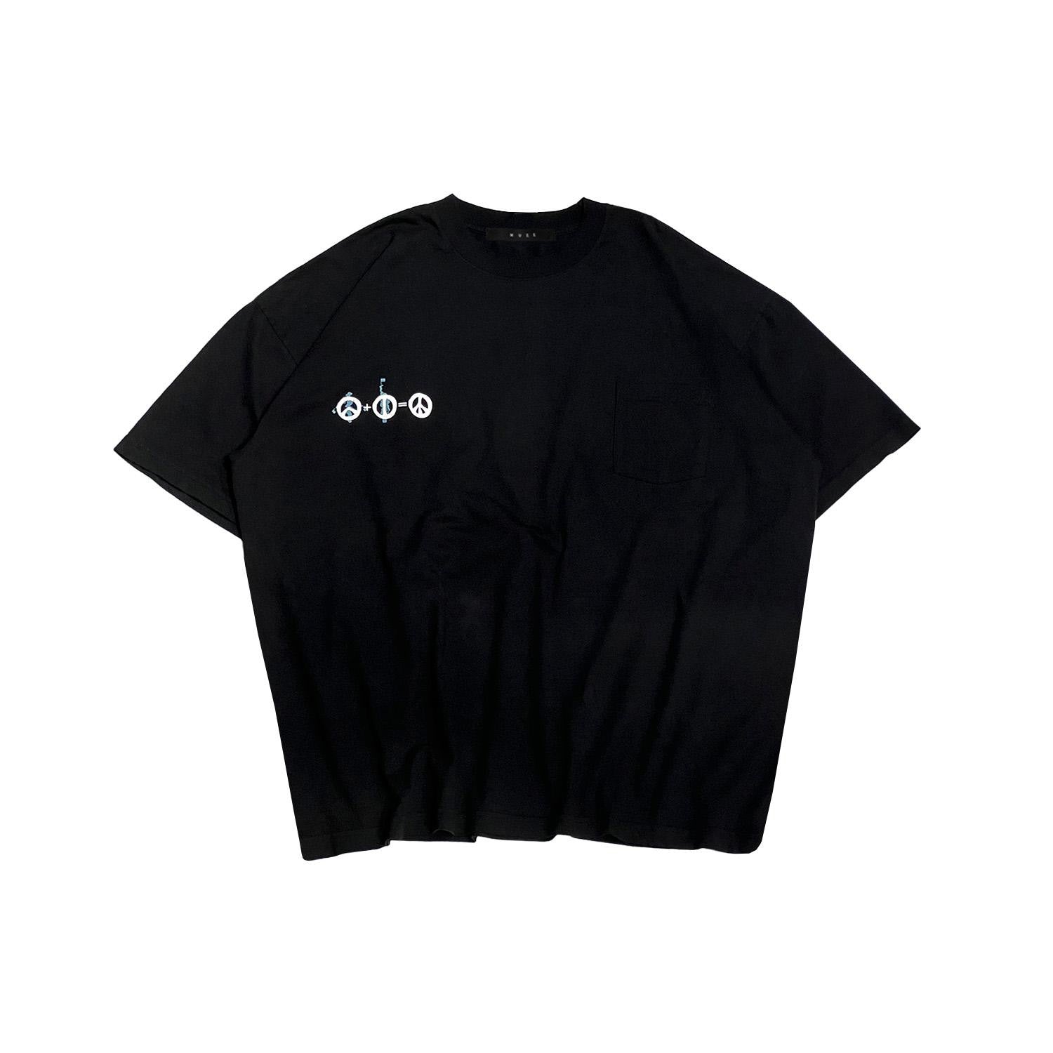 MUZE BLACK LABEL -【MUZE PEACE GARMENT DYE T-SHIRT(BLACK)】ミューズ ピース ガーメン –  MUZE TOKYO