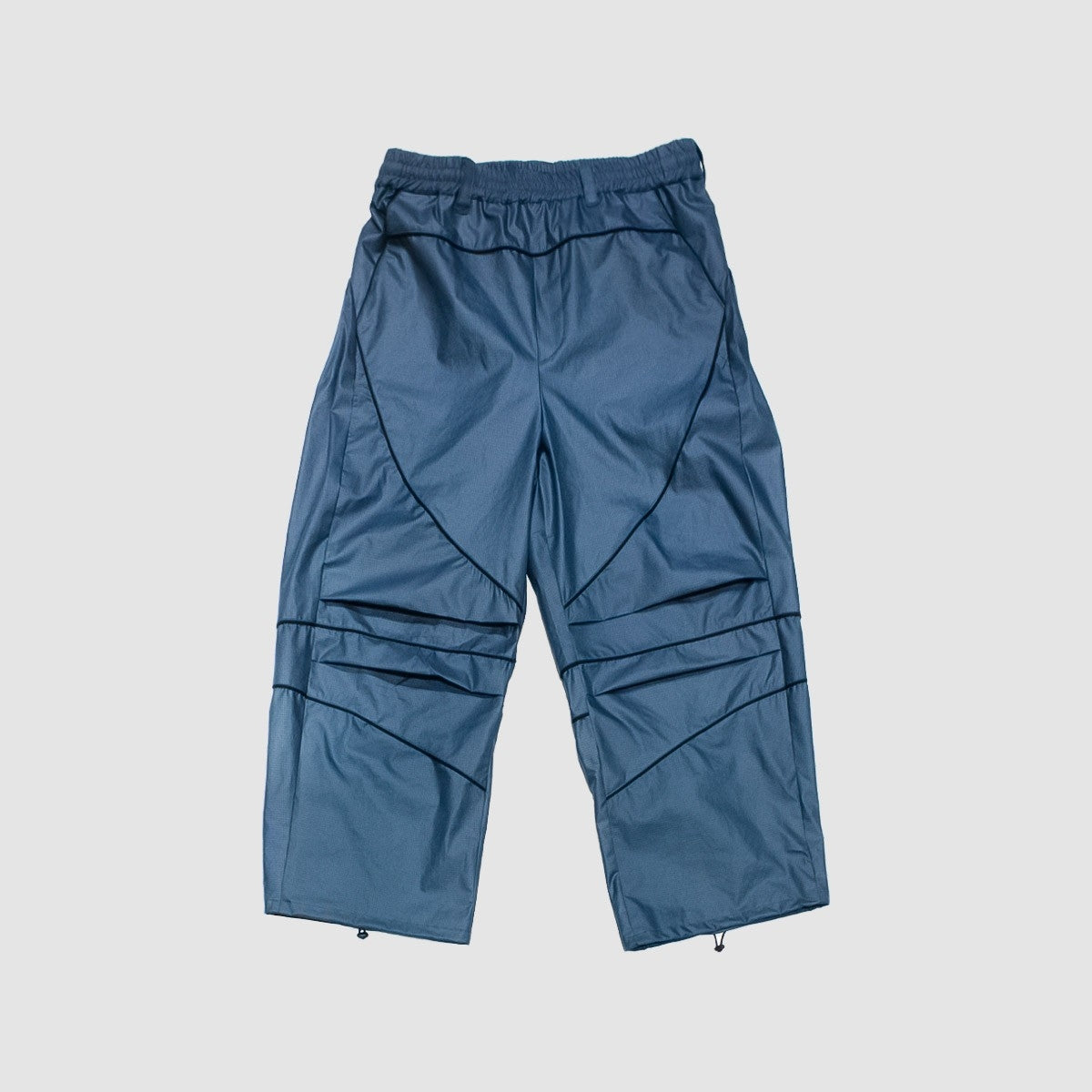 MUZE TURQUOISE LABEL - PIPING WIDE PANTS(NAVY)ミューズ パイピング 