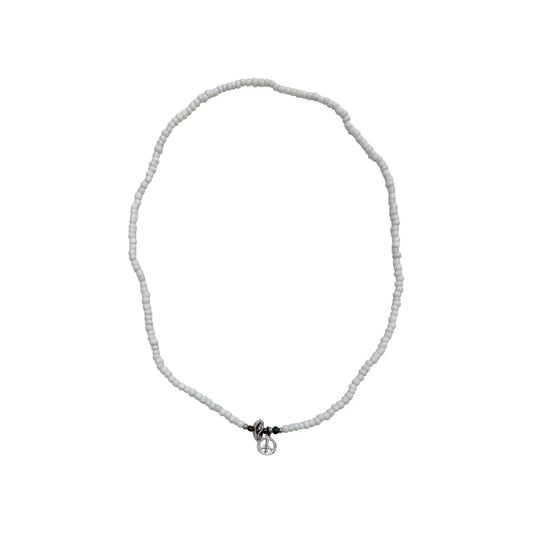 MUZE TURQUOISE LABEL × SunKu -【BEADS NECKLACE & BRACELET(WHITE)】ミューズ サンク ビーズ ネックレス ブレスレット