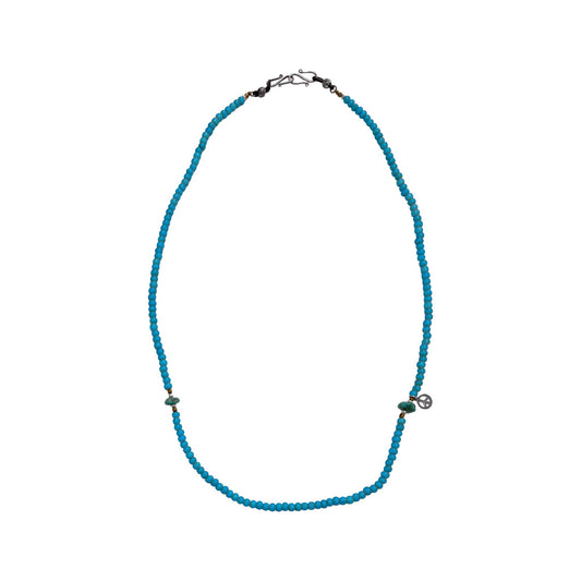 MUZE TURQUOISE LABEL × SunKu -【BEADS GLASS HOLDER & NECKLACE & BRACELET(SKY BLUE)】ミューズ サンク ビーズ グラスホルダー ネックレス ブレスレット スカイブルー