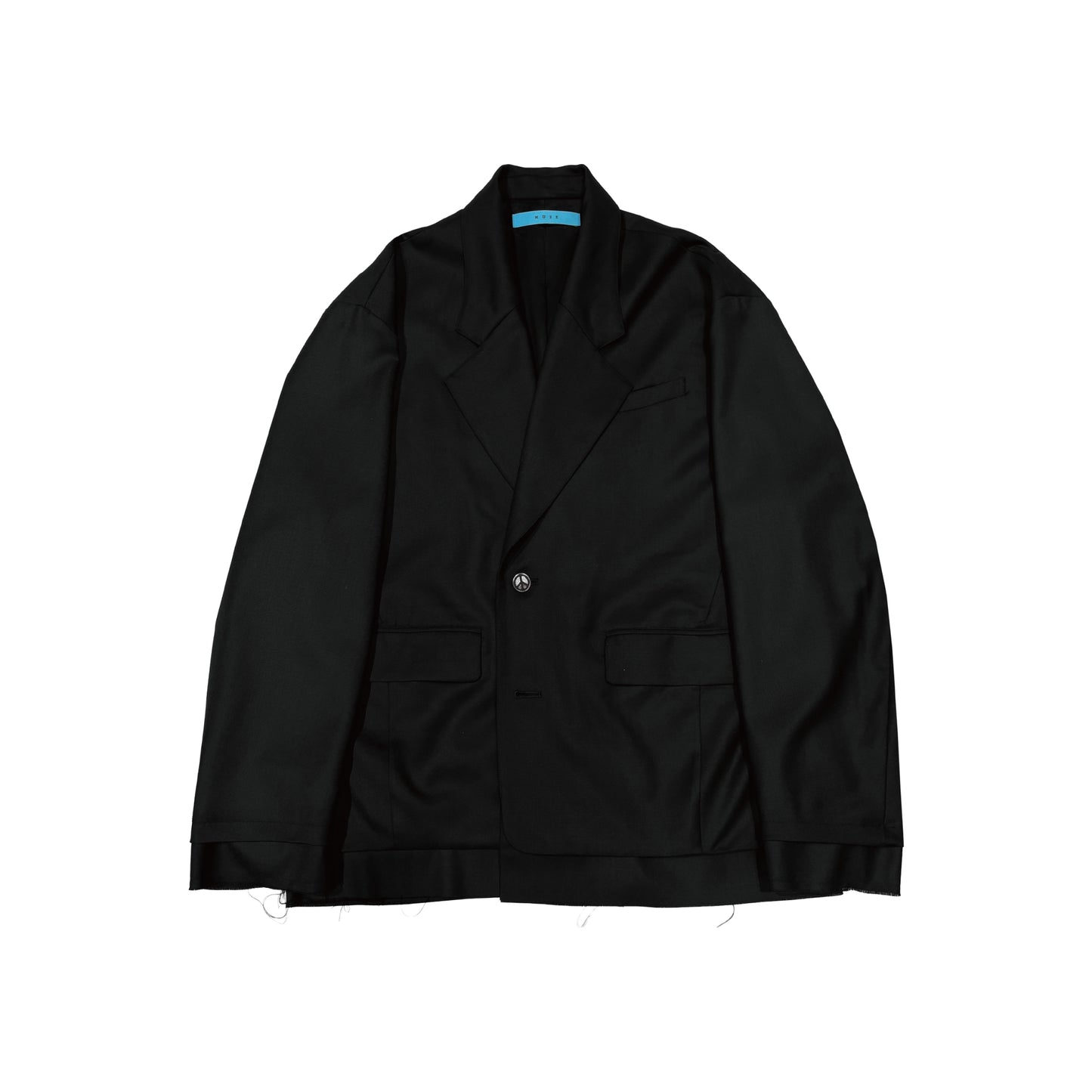 MUZE TURQUOISE LABEL - MUZE® PEACE TAILORED JACKET(BLACK)ミューズ ピース テーラード ジャケット ブラック