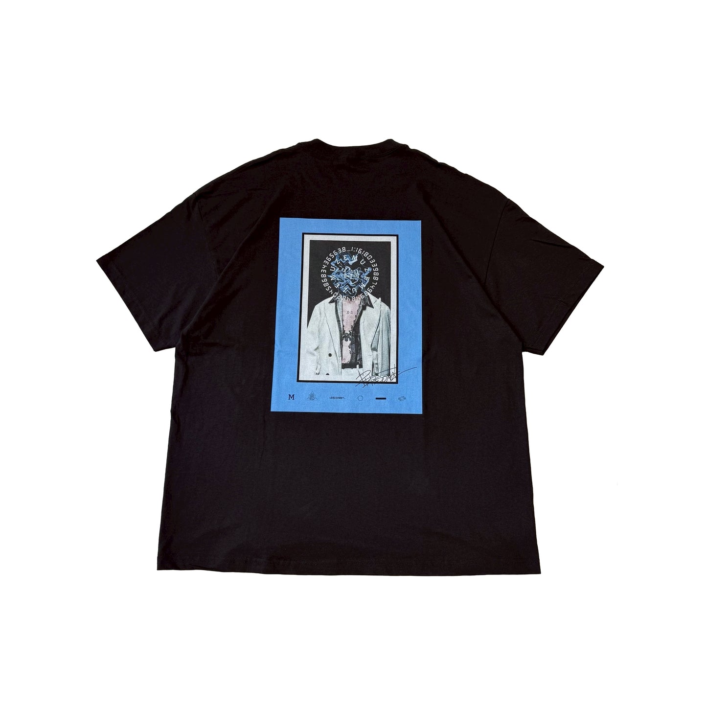 【PRE OREDER】MUZE BLACK LABEL -【PERSONAL T-SH(BLACK×TURQUOISE)】ミューズ パーソナル Tシャツ ブラック ターコイズ
