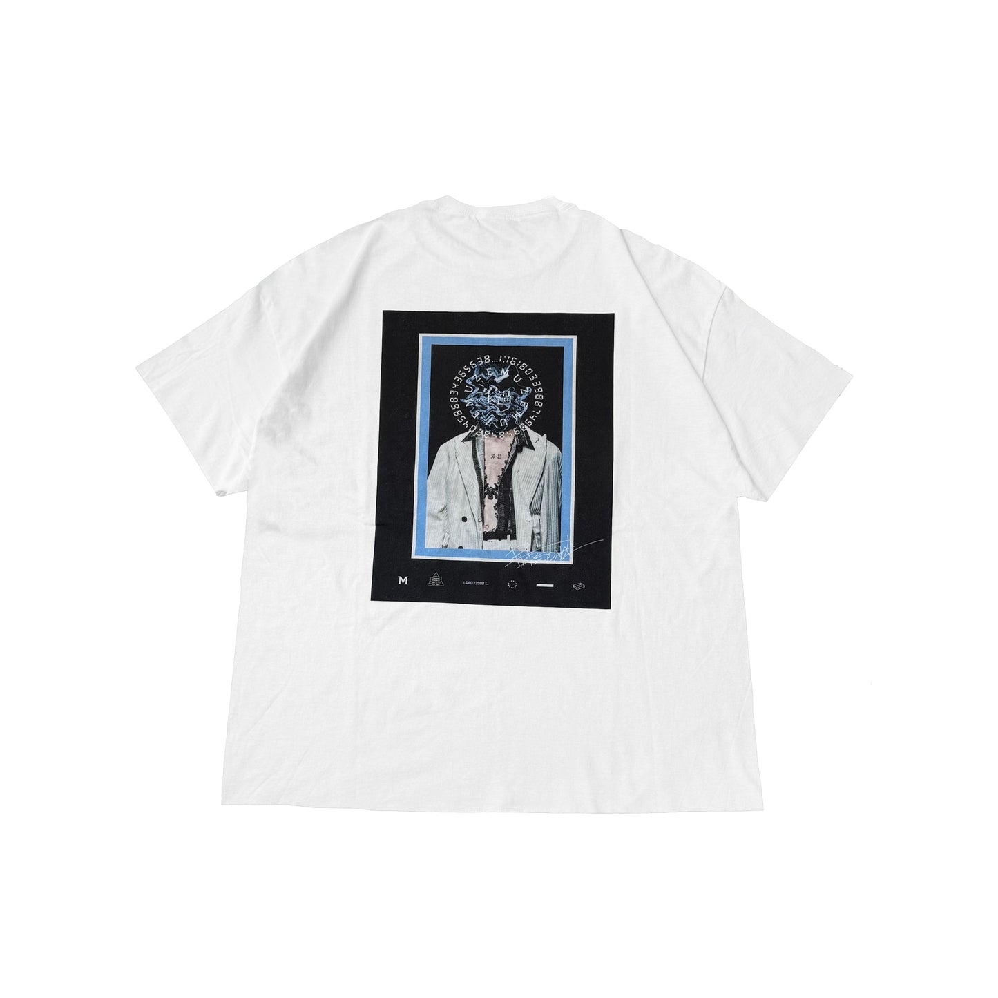 【PRE OREDER】MUZE BLACK LABEL -【PERSONAL T-SH(WHITE×BLACK)】ミューズ パーソナル Tシャツ ホワイト ブラック