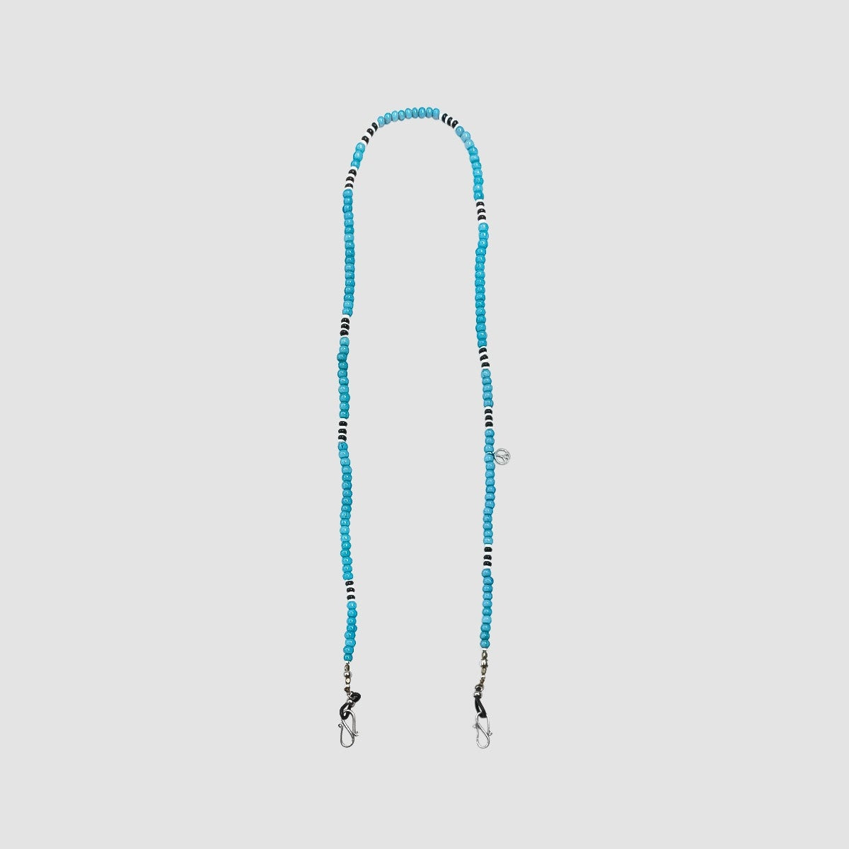 MUZE TURQUOISE LABEL - ×SunKu PEACE 4WAY BEADS CODE(GLASS/MASK/NECKLACE/BRACELET)(SKYBLUE)ミューズ 2023年秋冬 サンク ビーズ ネックレス ブレスレット グラス マスク コード ピース スカイブルー