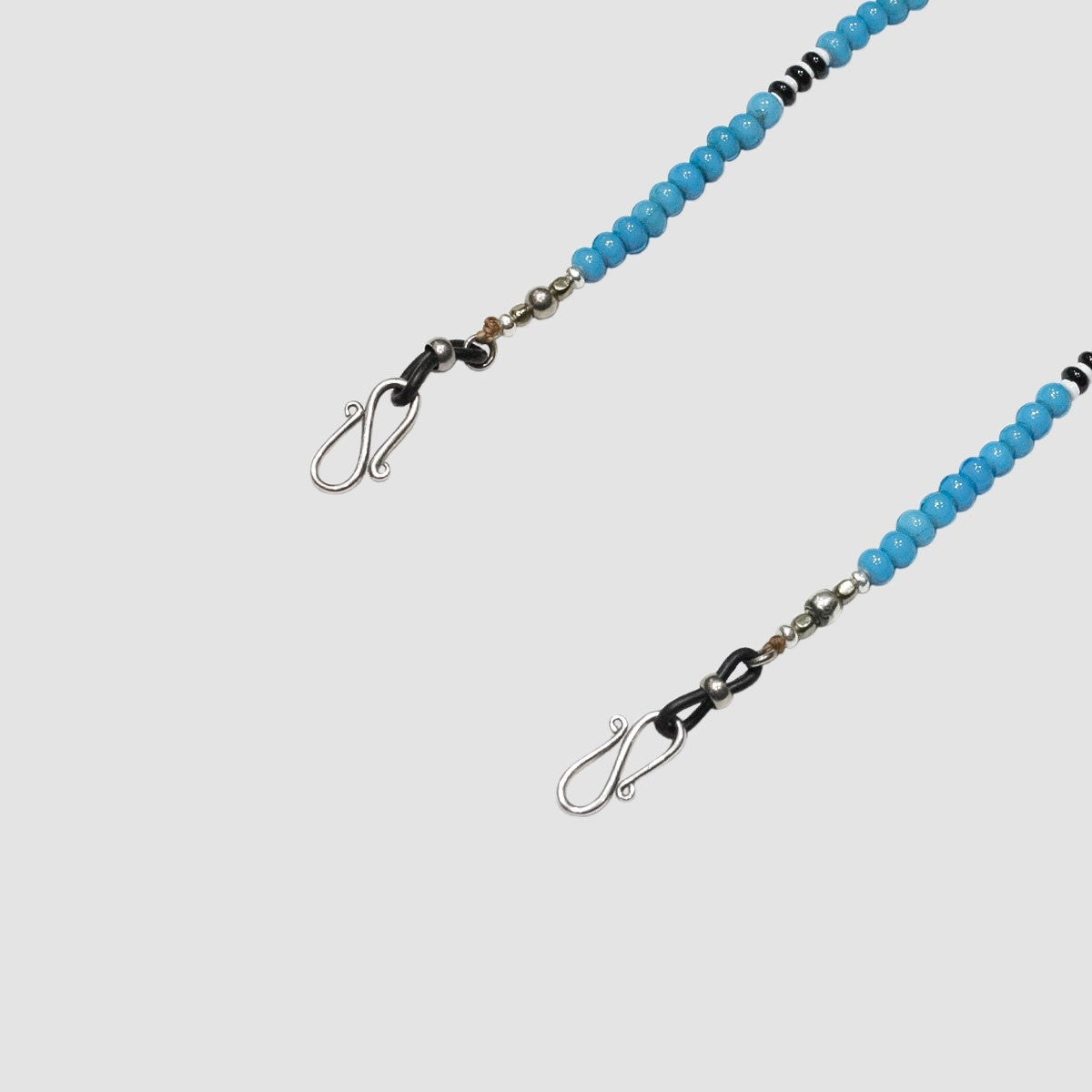 MUZE TURQUOISE LABEL - ×SunKu PEACE 4WAY BEADS CODE(GLASS/MASK/NECKLACE/BRACELET)(SKYBLUE)ミューズ 2023年秋冬 サンク ビーズ ネックレス ブレスレット グラス マスク コード ピース スカイブルー