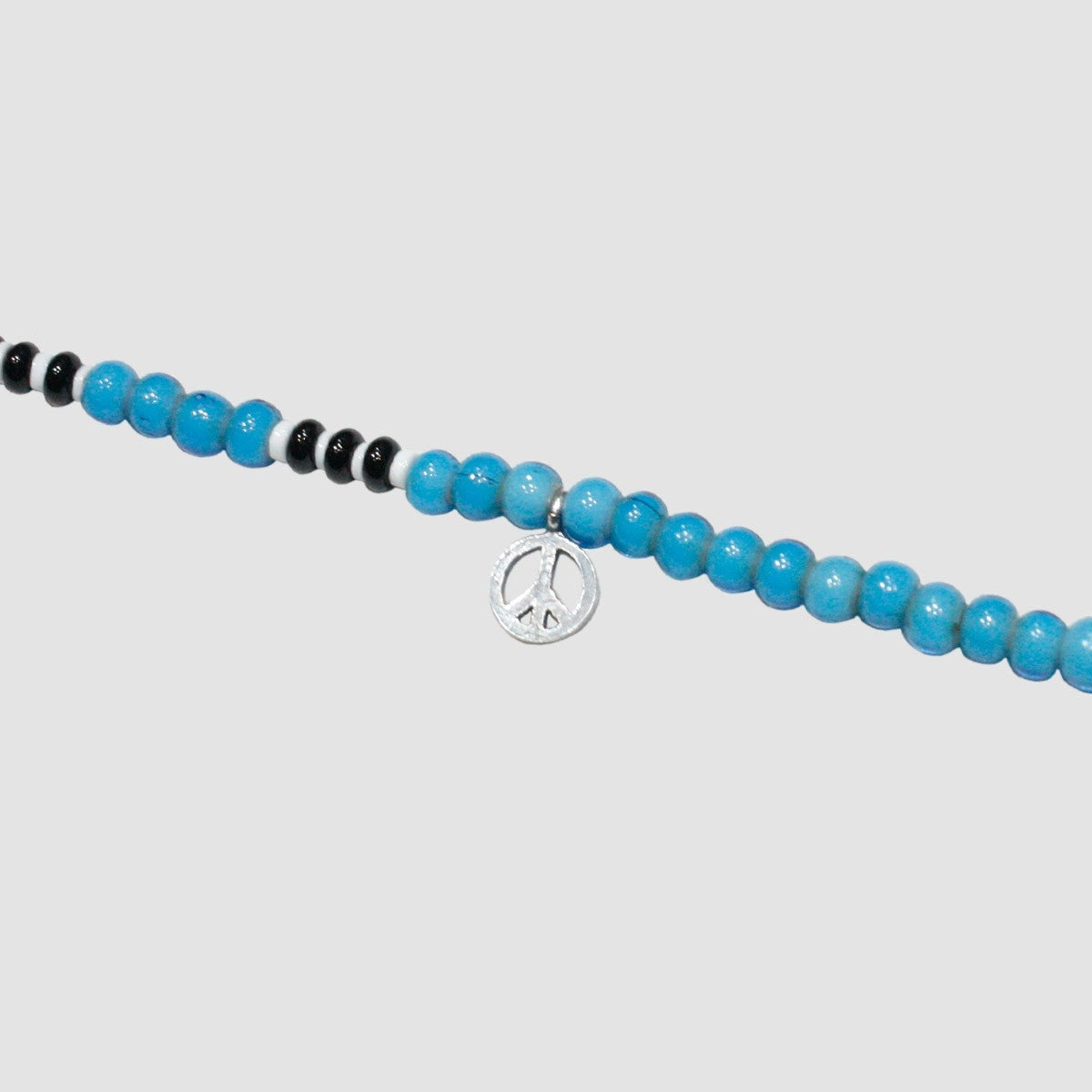MUZE TURQUOISE LABEL - ×SunKu PEACE 4WAY BEADS CODE(GLASS/MASK/NECKLACE/BRACELET)(SKYBLUE)ミューズ 2023年秋冬 サンク ビーズ ネックレス ブレスレット グラス マスク コード ピース スカイブルー