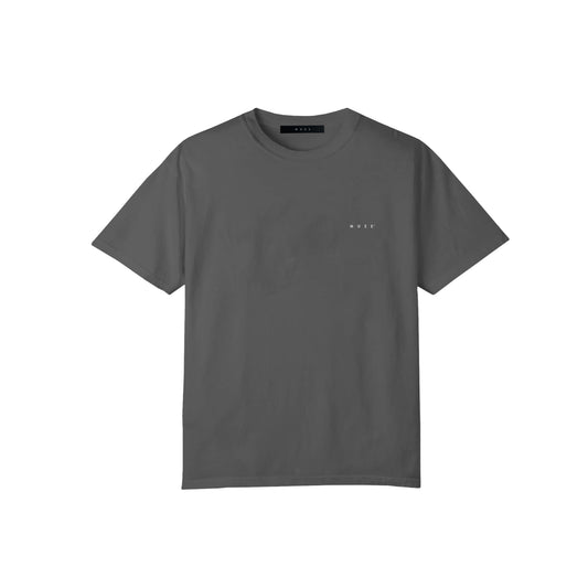 MUZE BLACK LABEL -【25SS MUZE® LOGO T-SHIRT(PIGMENT BLACK×WHITE)】ミューズ ロゴ Tシャツ ピグメント ブラック ホワイト