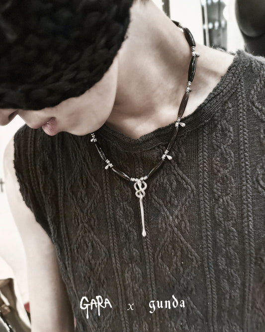 受注 / GARA -【ANCIENT STEALTH NECKLACE(BLACK)(BROWN)(WHITE)】