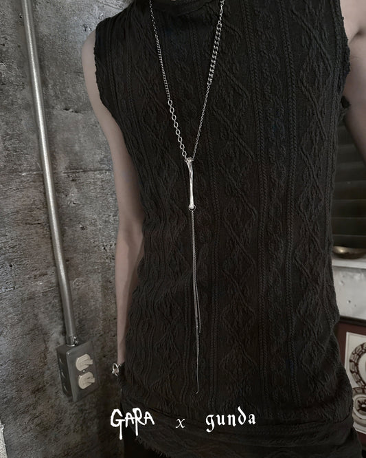 受注 / GARA -【BONEY NECKLACE(SILVER)】