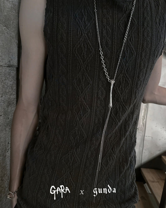 受注 / GARA -【BONEY NECKLACE(SILVER)】