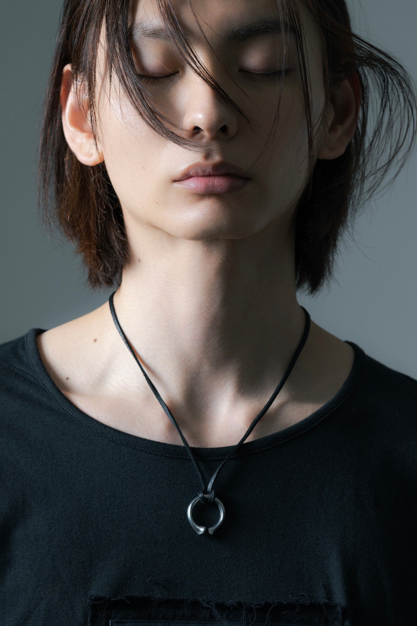 GARA - STAINLESS BONE RING & CHOKER(SILVER) ガラ ボーン リング チョーカー サージカルステンレス シルバー