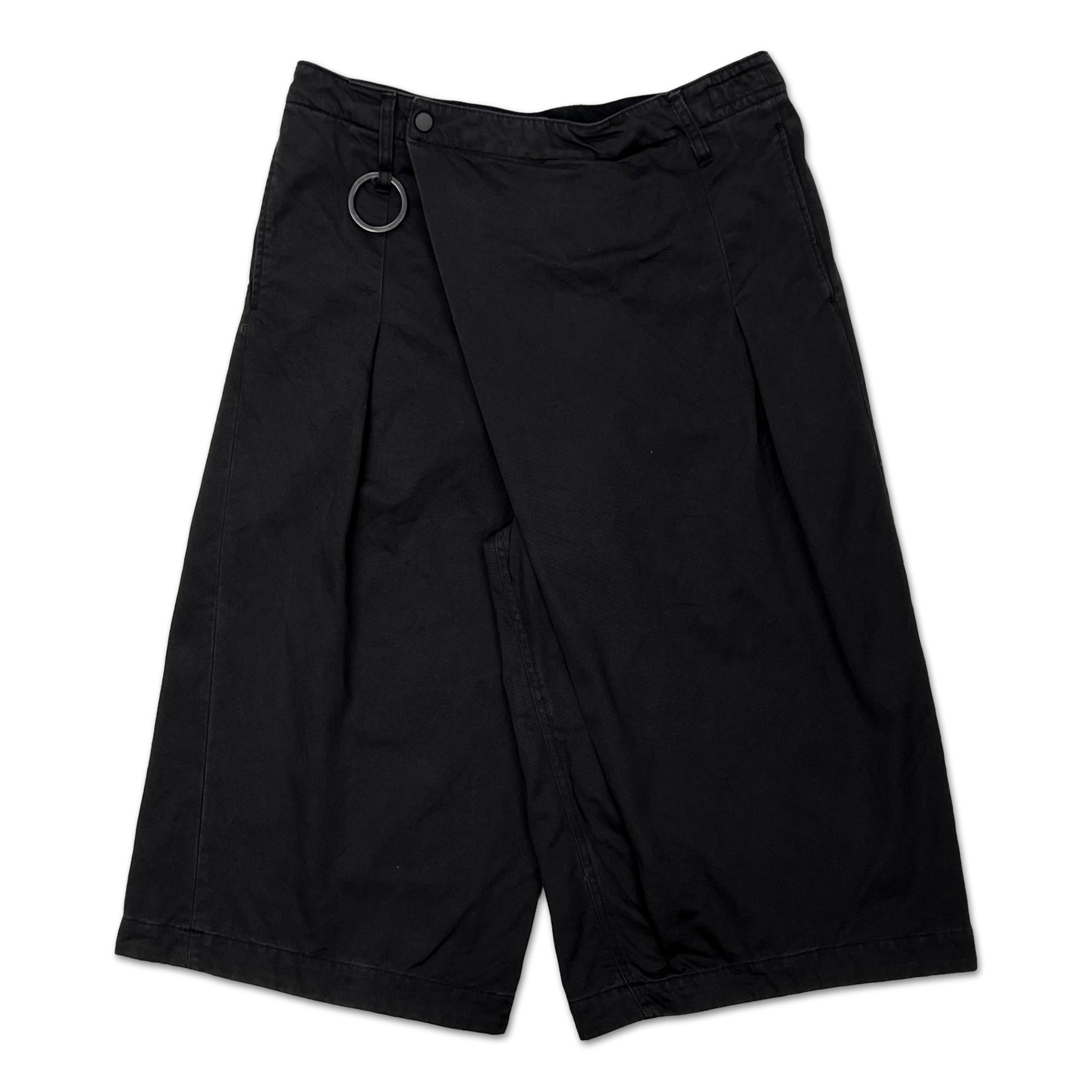 Minus(-) マイナス 24ss ショーツ MINUS -【Wrapped Work Shorts(AGED TWILL)(BLACK)】マイナス ラップ