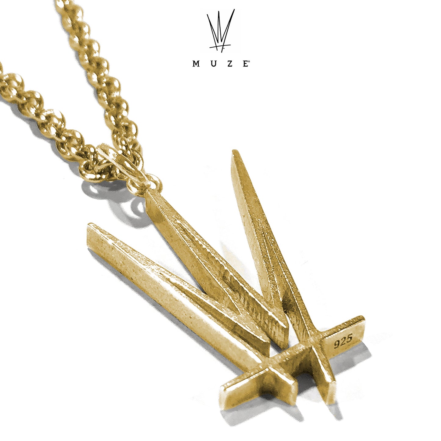 MUZE  ×OLI  CROWN NECKLACE (GOLD)ミューズ オリ クラウン ネックレス シルバー SV925 K18