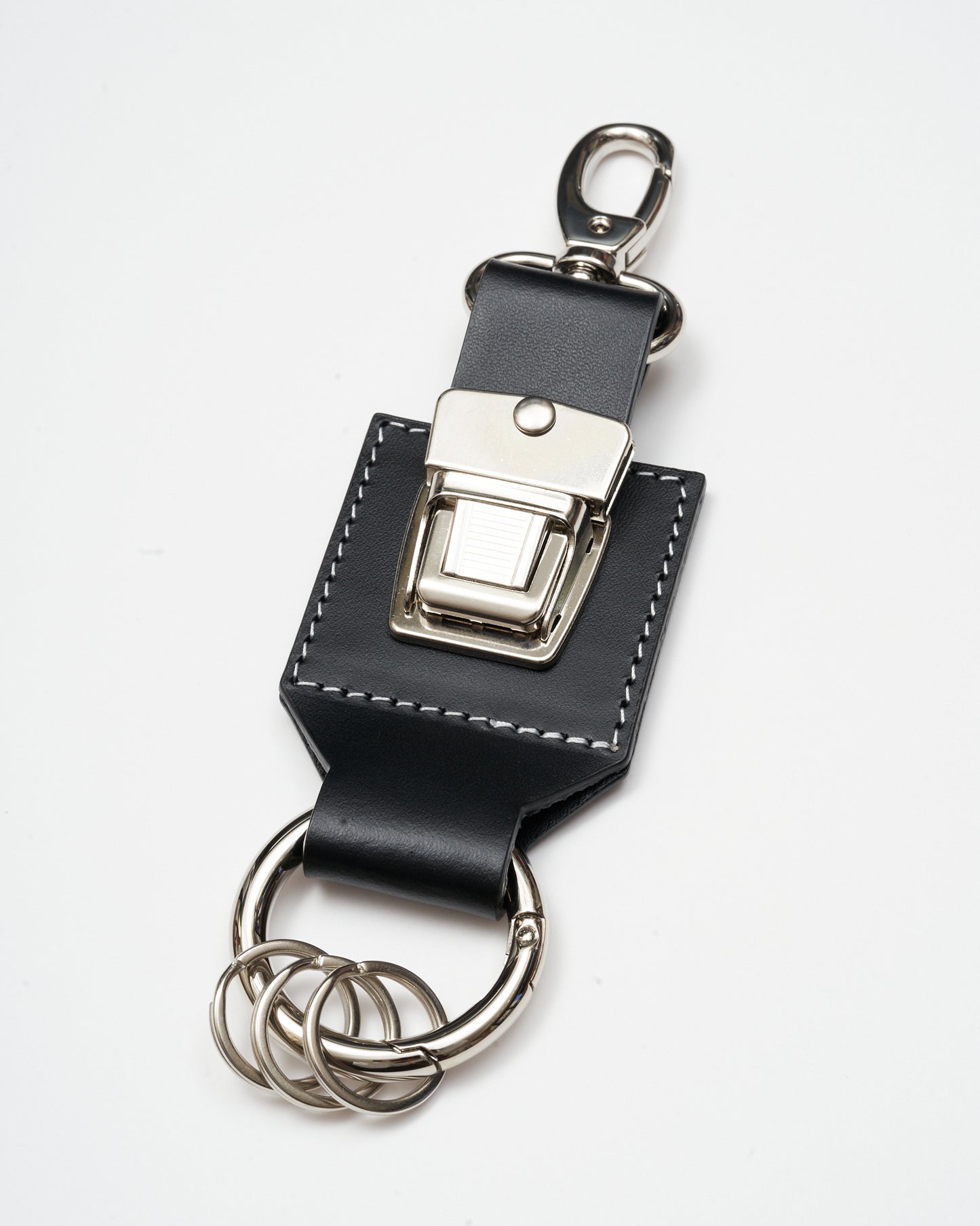 HIDAKA -【SLIDE LOCK KEY RING(BLACK)】ヒダカ スライドロック キーリング  ブラック