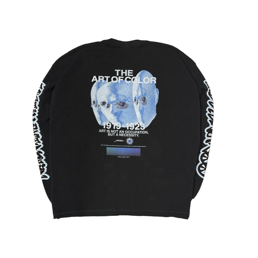 MUZE BLACK LABEL -【LESS IS MORE THERMAL L/S T-SH(BLACK)】ミューズ レスイズモア サーマル ロング Tシャツ ブラック