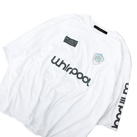 MUZE BLACK LABEL - WHIRLPOOL CROPPED GAME TEE(WHITE) ゲーム Tシャツ ホワイト