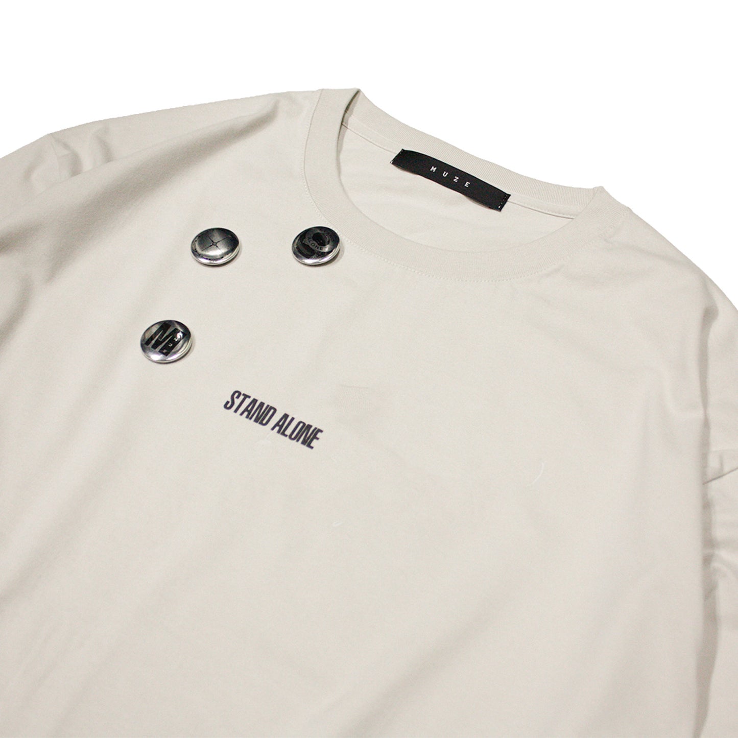 MUZE BLACK LABEL -【Object Ø T-SH (CLOUD DANCER)】ミューズ オブジェクト エンプティー Tシャツ クラウド ダンサー
